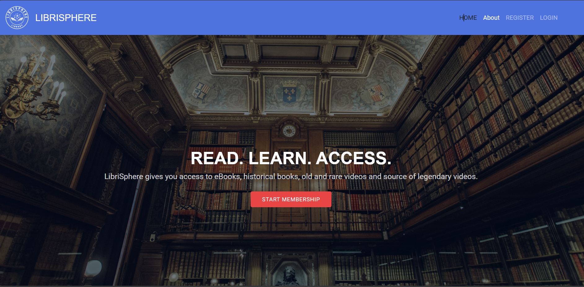 LibriSphere homepage